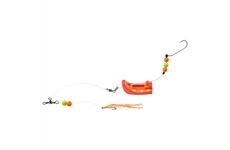 Balzer Plattfisch Perchman Rig Rot-Gelbe Punkte