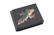 Balzer Leder Portemonnaie mit Fischmotiv