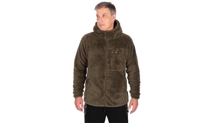 Fox HD Premium Full Zip Teddy Jacket Khaki - M