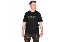 Fox T-Shirt Black/Camo Logo