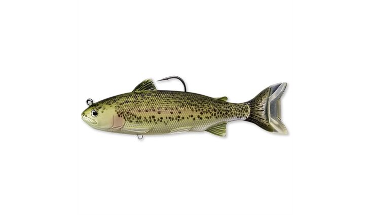 Live Target Trout Swimbait 168mm Olive/Red
