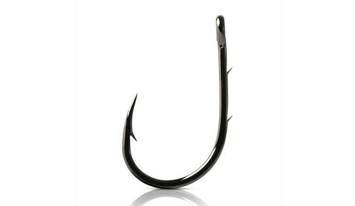 Mustad Eyed Baitholder Hook Black Nickel Gr: 1