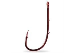Mustad Red Baitholder Hook Nickel Red