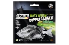 Dieter Eisele Wattwurm Doppelgänger Deep Sea Schwarz-UV Loom