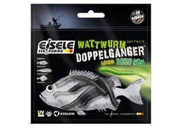 Dieter Eisele Wattwurm Doppelgänger Deep Sea Schwarz-UV Loom