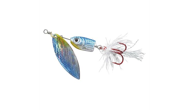 Balzer Reality 3D Bleikopfspinner Weiss/Blau 14g 5er Pack