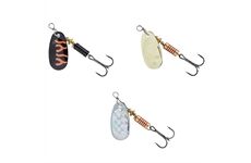 Balzer Shirasu Spinner 3er SET Gold/BlackAlbino/SilberFle