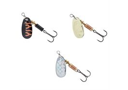 Balzer Shirasu Spinner 3er SET Gold/BlackAlbino/SilberFle