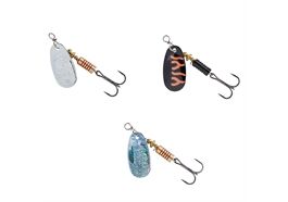 Balzer Shirasu Spinner 3er SET Silber/Weissfisch/BlackAlb