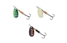 Balzer Shirasu Spinner 3er SET Gold/Barsch/BlackAlbino