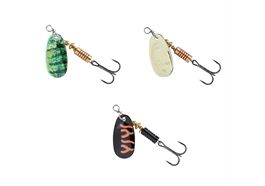 Balzer Shirasu Spinner 3er SET Gold/Barsch/BlackAlbino