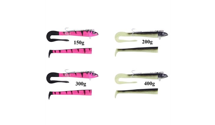 Balzer Adrenalin Arctic Eel - 4er SET 150/200/300/400g