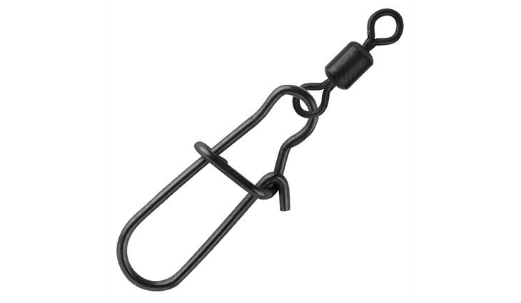Spro Matte Black EASY SNAP + ROLLING SWIVEL Gr: 00