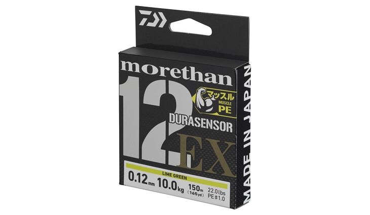 Daiwa Morethan Durasensor 12Braid EX+Si3 0.06mm-150m LG
