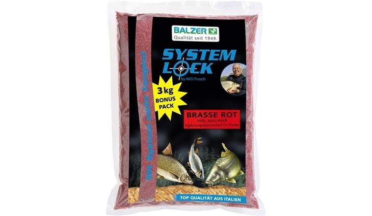 Balzer Systemlock Futter 3kg Brasse rot