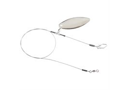 Balzer 7x7 Niroflex Vorfach mit Spinnerblatt Silber