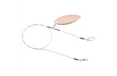 Balzer 7x7 Niroflex Vorfach mit Spinnerblatt Kupfer