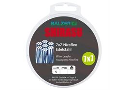 Balzer Shirasu 7x7 Stahlvorfach unbeschichtet 5m