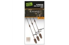 Fox Edges Camo Heli-Clip Rigs 40lb Submerge 3pcs