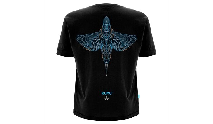 KUMU T SHIRT TAKE FLIGHT KINGFISHER M